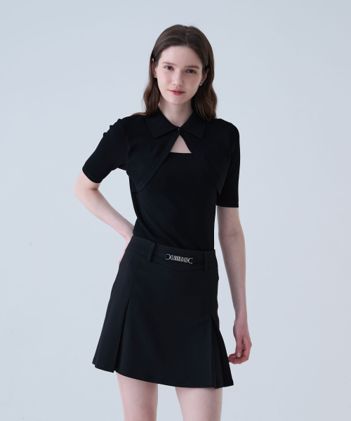 LORDLOAR(ロードロアル)の「ボレロカラー ニット ブラック(ニット/セーター・レディース・その他・SMALL/MEDIUM/LARGE)」の3枚目の写真