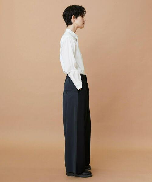 FRAPBOIS（フラボア）の「トーンギャバ パンツ（その他パンツ・レディース・ブラック/ネイビー・1/2）」の22枚目の写真