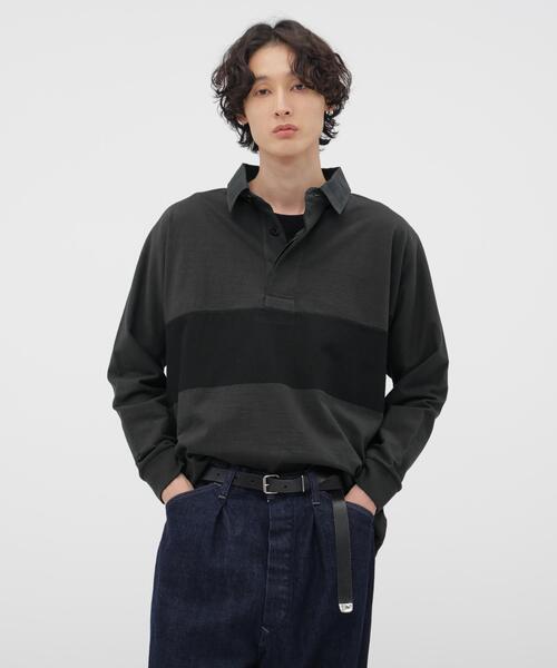 MHL.(エムエイチエル)の「MATTE JERSEY TOP(Tシャツ/カットソー・メンズ・グレー系その他3/ホワイト・LARGE/MEDIUM)」の1枚目の写真
