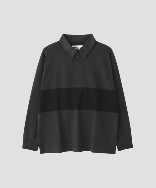 MHL.(エムエイチエル)の「MATTE JERSEY TOP(Tシャツ/カットソー・メンズ・グレー系その他3/ホワイト・LARGE/MEDIUM)」の6枚目の写真