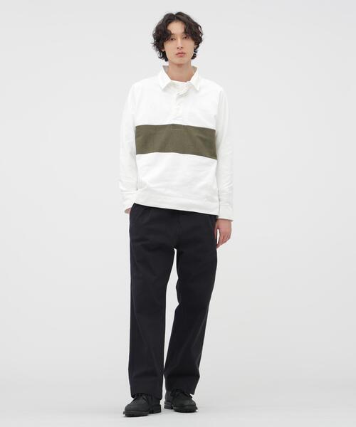 MHL.(エムエイチエル)の「MATTE JERSEY TOP(Tシャツ/カットソー・メンズ・グレー系その他3/ホワイト・LARGE/MEDIUM)」の8枚目の写真