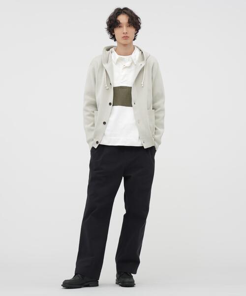 MHL.(エムエイチエル)の「MATTE JERSEY TOP(Tシャツ/カットソー・メンズ・グレー系その他3/ホワイト・LARGE/MEDIUM)」の9枚目の写真