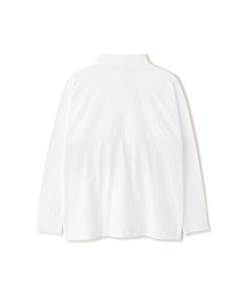 MHL.(エムエイチエル)の「MATTE JERSEY TOP(Tシャツ/カットソー・メンズ・グレー系その他3/ホワイト・LARGE/MEDIUM)」の3枚目の写真