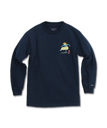 MONOPATIN（モノパティン）の「ジュモヒールフリップシャツ - ネイビー（Tシャツ/カットソー）」