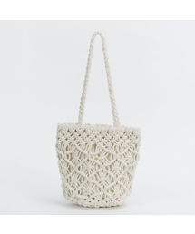 MAIA（マイア）の「Handmade Macrame Shoulder &amp; Tote Bag - Ivory（トートバッグ）」