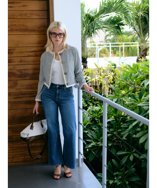 THE ASHLYNN（ザエーシェルリン）の「201 Mid-rise stretch bootcut jeans（デニムパンツ・レディース・その他・LARGE/MEDIUM/SMALL）」の2枚目の写真
