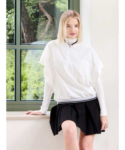 NITINA（ニティナ）の「ウィンドジップアップベスト WH（ベスト・レディース・ホワイト・FREE）」の2枚目の写真