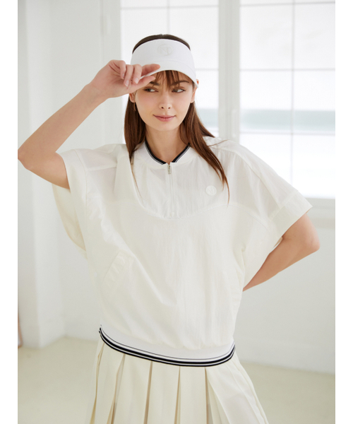 NITINA（ニティナ）の「ウィンドジップアップベスト WH（ベスト・レディース・ホワイト・FREE）」の8枚目の写真