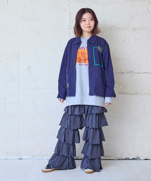 MARKEY'S（マーキーズ）の「DANDANフレアーパンツ/おとな（その他パンツ・レディース・ブラウン/ブラック/ブルー・160cm）」の2枚目の写真