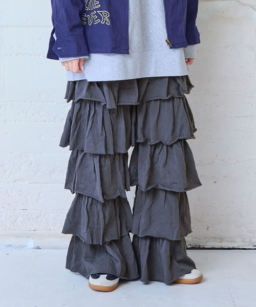 MARKEY'S（マーキーズ）の「DANDANフレアーパンツ/おとな（その他パンツ・レディース・ブラウン/ブラック/ブルー・160cm）」の8枚目の写真