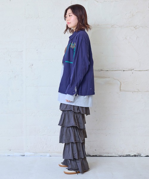 MARKEY'S（マーキーズ）の「DANDANフレアーパンツ/おとな（その他パンツ・レディース・ブラウン/ブラック/ブルー・160cm）」の10枚目の写真