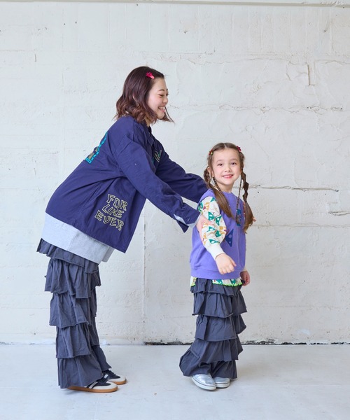 MARKEY'S（マーキーズ）の「DANDANフレアーパンツ/おとな（その他パンツ・レディース・ブラウン/ブラック/ブルー・160cm）」の4枚目の写真