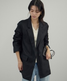 SALON adam et rope' | リネンドンゴロスジャケット/セットアップ対応(テーラードジャケット)