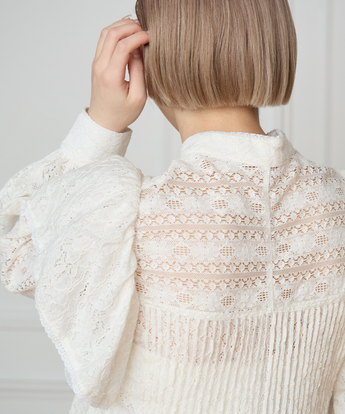 IENA LA BOUCLE(イエナラブークル)の「IENA LA BOUCLE レースオンレースブラウス(シャツ/ブラウス・レディース・ホワイト・FREE)」の15枚目の写真