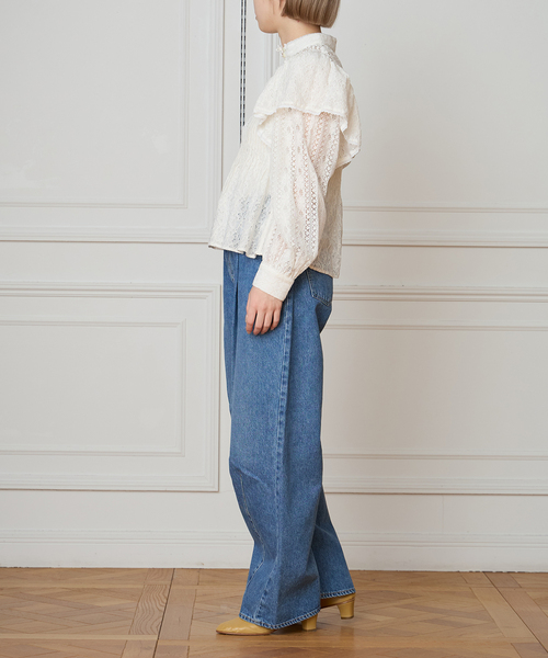 IENA LA BOUCLE(イエナラブークル)の「IENA LA BOUCLE レースオンレースブラウス(シャツ/ブラウス・レディース・ホワイト・FREE)」の17枚目の写真