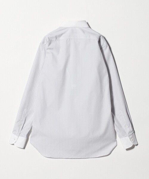 UNITED ARROWS(ユナイテッドアローズ)の「イージーケア AG ダブルストライプ セミワイドカラー クレリックシャツ ー抗菌防臭ー(シャツ/ブラウス・メンズ・ライトグレー・41cm/39cm/38cm/40cm)」の14枚目の写真