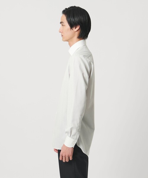 UNITED ARROWS(ユナイテッドアローズ)の「イージーケア AG ダブルストライプ セミワイドカラー クレリックシャツ ー抗菌防臭ー(シャツ/ブラウス・メンズ・ライトグレー・41cm/39cm/38cm/40cm)」の5枚目の写真