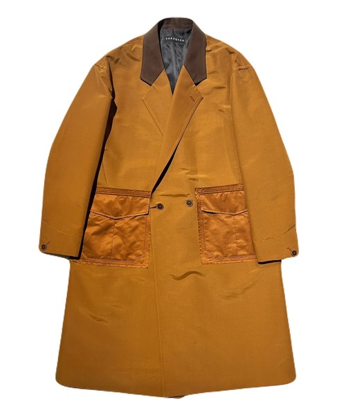 roarguns(ロアーガンズ)の「N/C CLOTH PEACH SKIN COAT(チェスターコート・メンズ・ブラック/ベージュ・2/3)」の2枚目の写真