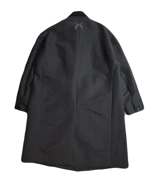 roarguns(ロアーガンズ)の「N/C CLOTH PEACH SKIN COAT(チェスターコート・メンズ・ブラック/ベージュ・2/3)」の6枚目の写真