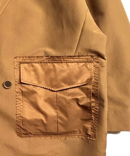 roarguns(ロアーガンズ)の「N/C CLOTH PEACH SKIN COAT(チェスターコート・メンズ・ブラック/ベージュ・2/3)」の11枚目の写真