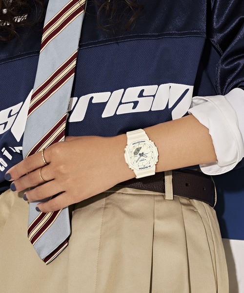 G-SHOCK(ジーショック)の「GMA-P2100シリーズ / GMA-P2100BA-7AJF / Gショック(アナログ腕時計・レディース・アイボリー・FREE)」の6枚目の写真