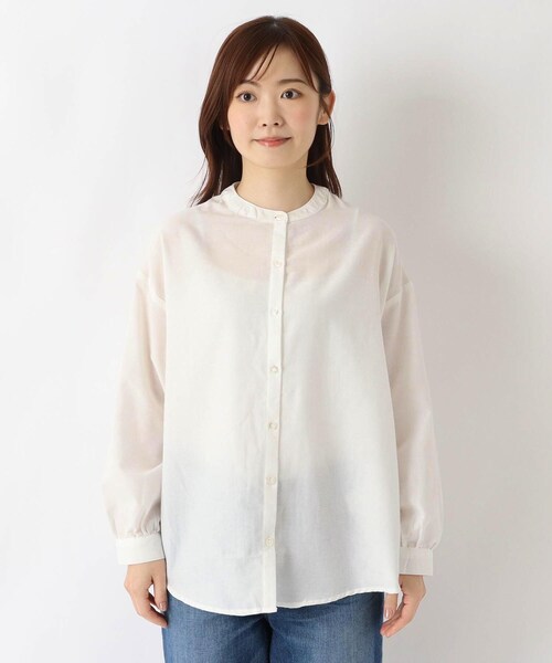 one'sterrace(ワンズテラス)の「アクリルニット ブラウス アンサンブル(アンサンブル・レディース・グレー系その他7/グレー系4/ベージュ系8・02)」の8枚目の写真