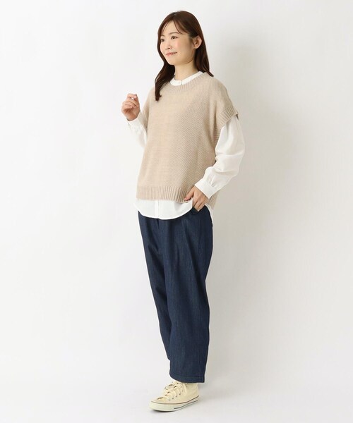 one'sterrace(ワンズテラス)の「アクリルニット ブラウス アンサンブル(アンサンブル・レディース・グレー系その他7/グレー系4/ベージュ系8・02)」の22枚目の写真