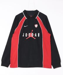 JORDAN BRAND M J FLT LS POLO JRSY ロングスリーブ ポロ IF1915 010BLACK/UNVRED