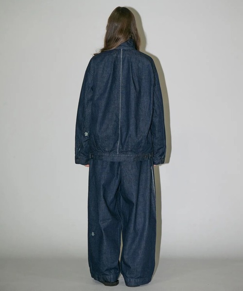 my beautiful landlet（マイビューティフルランドレット）の「【my beautiful landlet】12.5oz DENIM ZIP JACKET - One Wash（デニムジャケット・メンズ・ブルー/ブラック・0/1）」の12枚目の写真