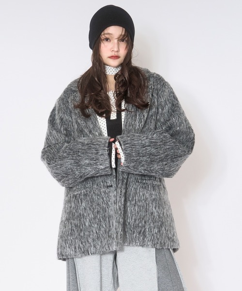 choker henry rib tops / チョーカーヘンリーリブトップス（Tシャツ