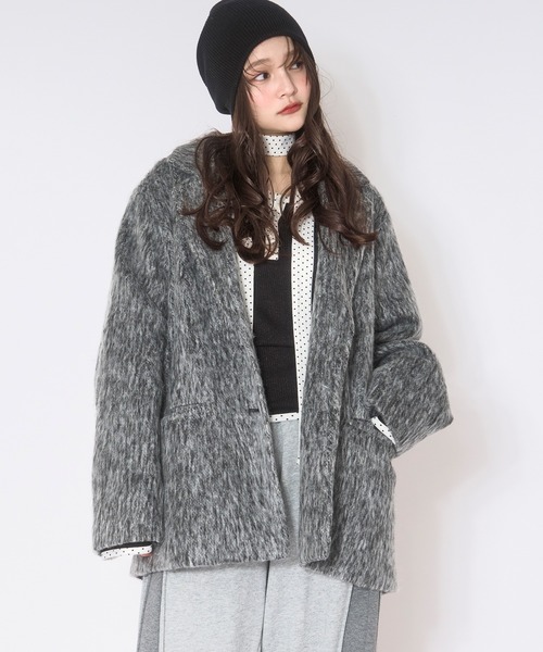 loin nuit（ロワンニュイ）の「choker henry rib tops / チョーカーヘンリーリブトップス（Tシャツ/カットソー・レディース・ライトブルー/アイボリー/ブラック・FREE）」の9枚目の写真