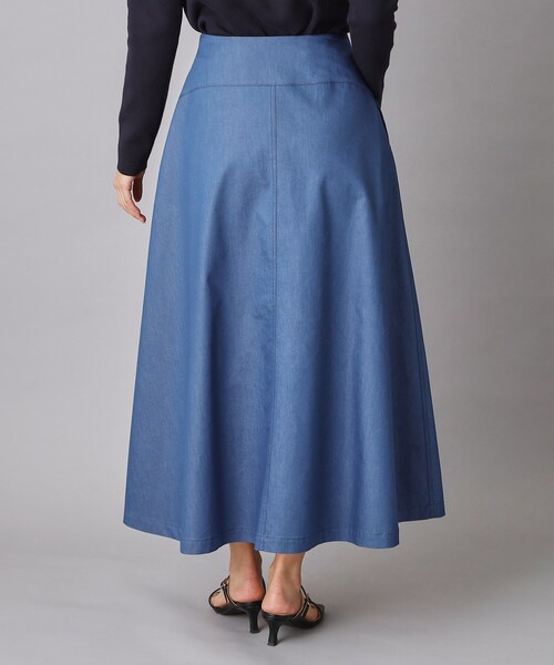 DRESSTERIOR（ドレステリア）の「クールタッチタックデニムスカート（デニムスカート・レディース・ブルー系その他/ネイビー・34/36/38/40）」の19枚目の写真