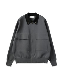 CULLNI（クルニ）の「Big Pocket Zip Up Knit Jacket（ブルゾン）」
