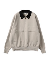 CULLNI（クルニ）の「Big Pocket Zip Up Knit Jacket（ブルゾン）」
