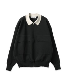 CULLNI | Big Pocket Zip Up Knit Jacket(ブルゾン)