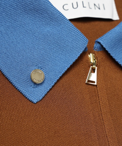 CULLNI（クルニ）の「Big Pocket Zip Up Knit Jacket（ブルゾン・メンズ・グレー/ブラック/グレイッシュベージュ/ネイビー・0/1/2）」の13枚目の写真