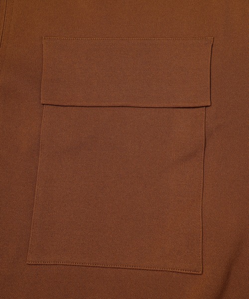 CULLNI（クルニ）の「Big Pocket Zip Up Knit Jacket（ブルゾン・メンズ・グレー/ブラック/グレイッシュベージュ/ネイビー・0/1/2）」の14枚目の写真