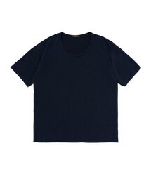 クルーネック半袖Tシャツ(ネイビー)