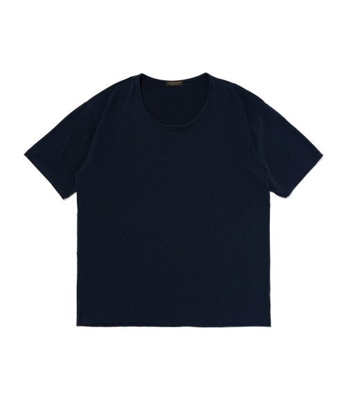 ANALOG MOOD(アナログムード)の「クルーネック半袖Tシャツ(ネイビー)(Tシャツ/カットソー・レディース・その他・FREE)」の1枚目の写真