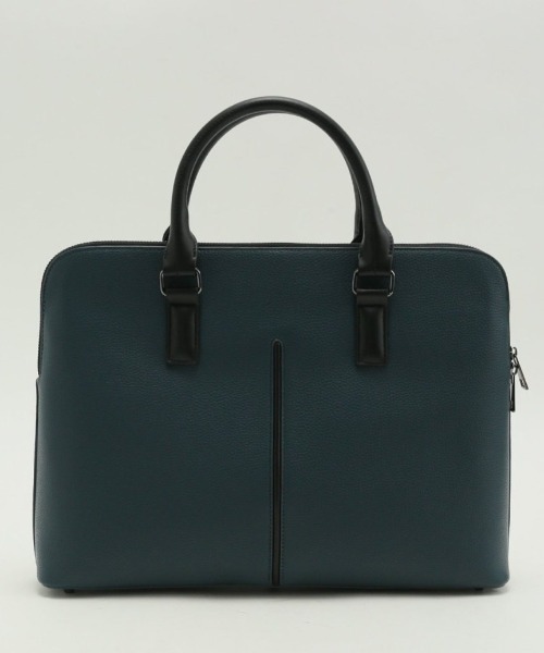 TAKA-Q(タカキュー)の「【2WAY A4対応 鞄】タカキュー シュリンク型押し ブリーフバッグ(ビジネスバッグ・メンズ・ブラック/ブルー系その他・FREE)」の2枚目の写真