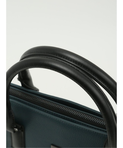 TAKA-Q(タカキュー)の「【2WAY A4対応 鞄】タカキュー シュリンク型押し ブリーフバッグ(ビジネスバッグ・メンズ・ブラック/ブルー系その他・FREE)」の14枚目の写真