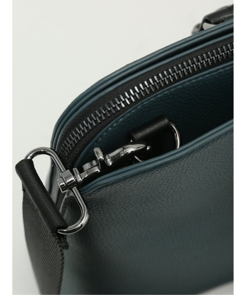 TAKA-Q(タカキュー)の「【2WAY A4対応 鞄】タカキュー シュリンク型押し ブリーフバッグ(ビジネスバッグ・メンズ・ブラック/ブルー系その他・FREE)」の16枚目の写真