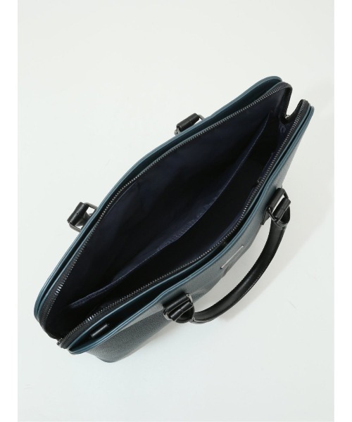 TAKA-Q(タカキュー)の「【2WAY A4対応 鞄】タカキュー シュリンク型押し ブリーフバッグ(ビジネスバッグ・メンズ・ブラック/ブルー系その他・FREE)」の17枚目の写真