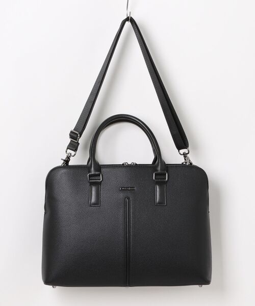 TAKA-Q(タカキュー)の「【2WAY A4対応 鞄】タカキュー シュリンク型押し ブリーフバッグ(ビジネスバッグ・メンズ・ブラック/ブルー系その他・FREE)」の18枚目の写真