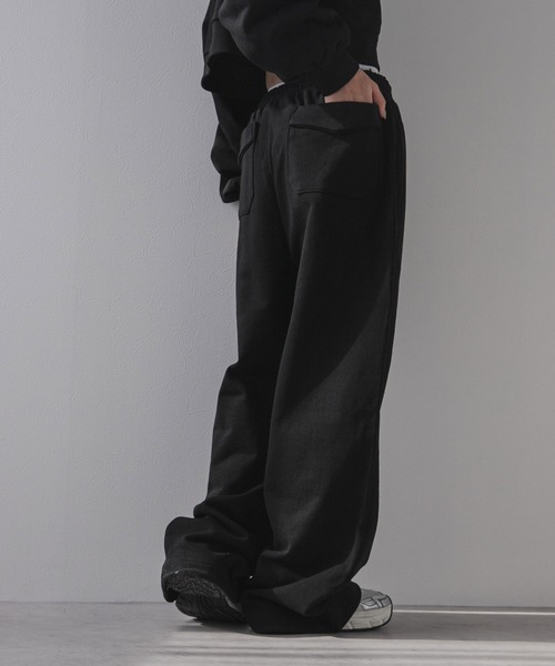 bohmal（ボマール）の「【ユニセックスアイテム】ロングワイドスウェットパンツ（その他パンツ・レディース・グレー/ブラック・LARGE/MEDIUM）」の20枚目の写真