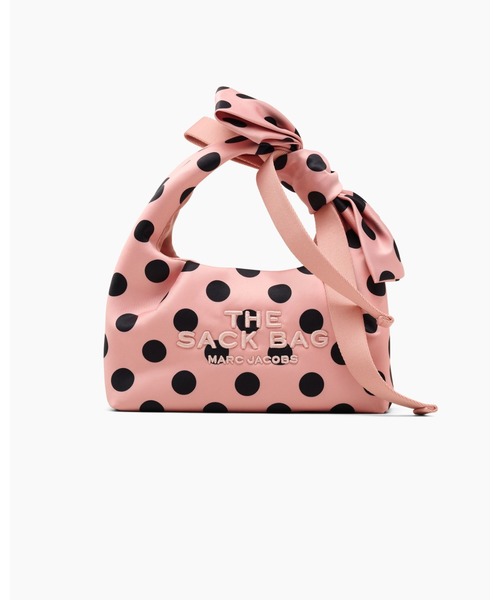 SATIN DOTS BOW SACK BAG MINI/ザ サテン ドット ボウ サック バッグミニ