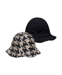 BESLOW（ビースロー）の「REVERSIBLE TWEED TULIP HAT BLACK（ハット）」