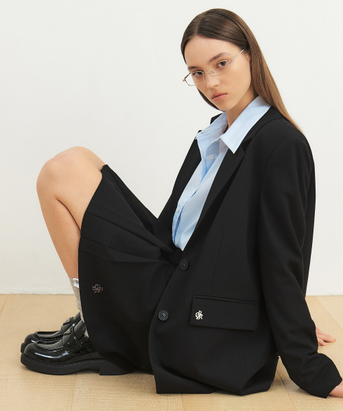 CITYBREEZE（シティブリーズ）の「ウールプリーツミニスカート_BLACK（スカート・レディース・ブラック・S/M）」の2枚目の写真