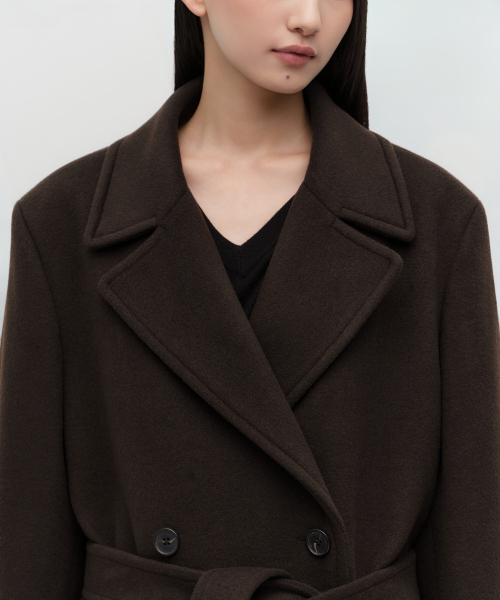 セール】ウィメンズカシミヤブレンドオーバーショルダートレンチコート