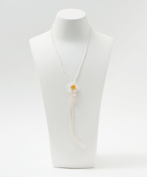 Steven Alan（スティーブンアラン）の「＜Pura Utz＞DAISY TIE/ネックレス（ネックレス・レディース・オフホワイト・FREE）」の6枚目の写真